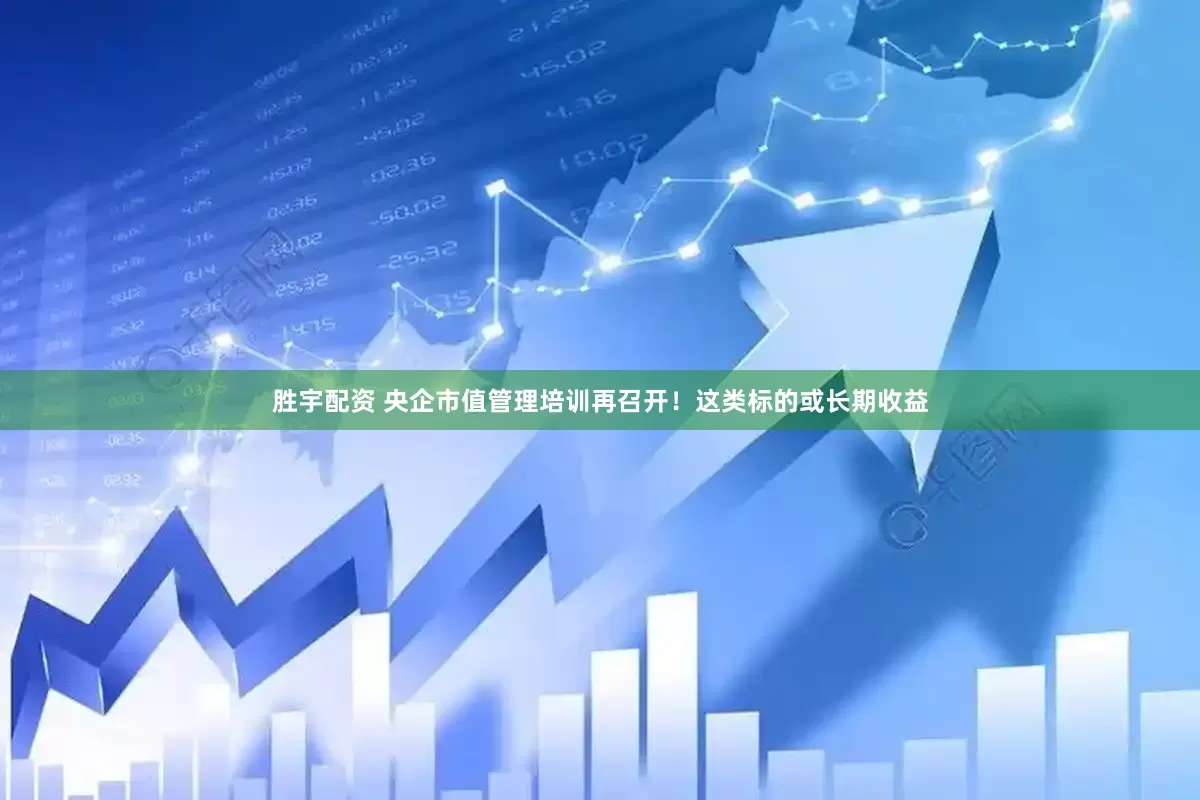 胜宇配资 央企市值管理培训再召开！这类标的或长期收益